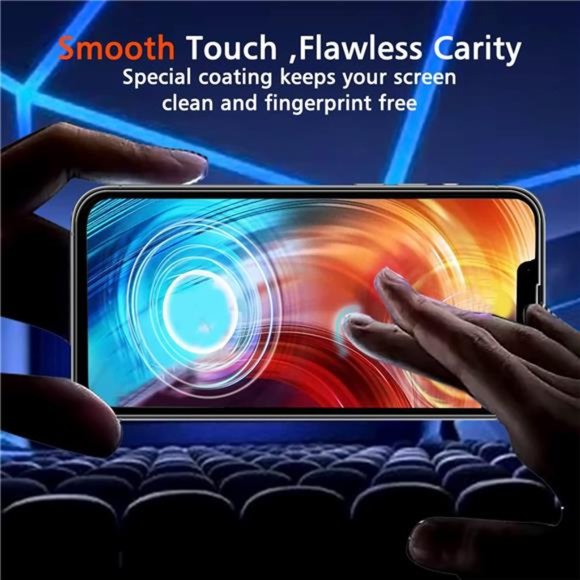 [6-in-1] for Apple iPhone 14 & 13 Screen Protector Accessories 3 Pack 9H Glass - Picture 6 of 7